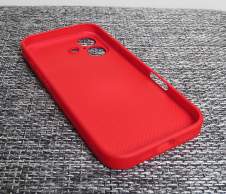 Чехлы стеклянные для  iPhone 17 Красный