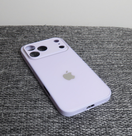 Чехлы стеклянные для iPhone 17 Pro Сиреневый