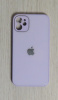 Чехлы стеклянные для iPhone 12 Сиреневый