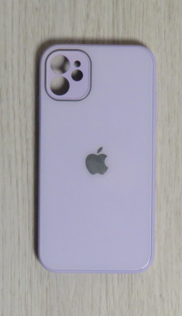 Чехлы стеклянные для iPhone 12 Сиреневый