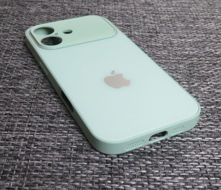 Чехлы стеклянные для  iPhone 17 Мятный
