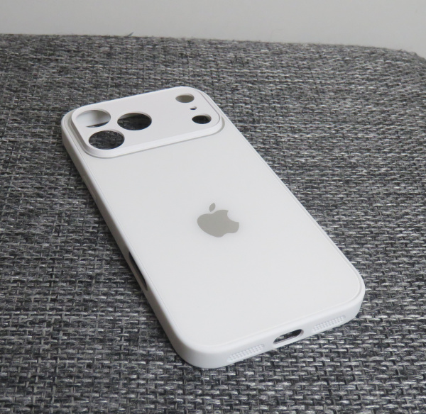 Чехлы стеклянные для iPhone 17 Pro Max Белый