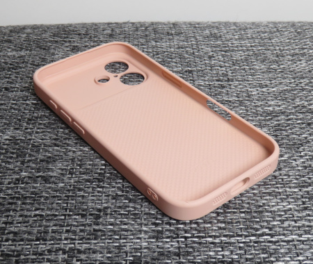 Чехлы стеклянные для  iPhone 17 пудровый