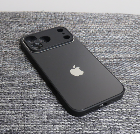 Чехлы стеклянные для iPhone 17 Pro Черный