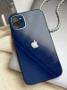 Чехлы стеклянные для iPhone 11 т-синий
