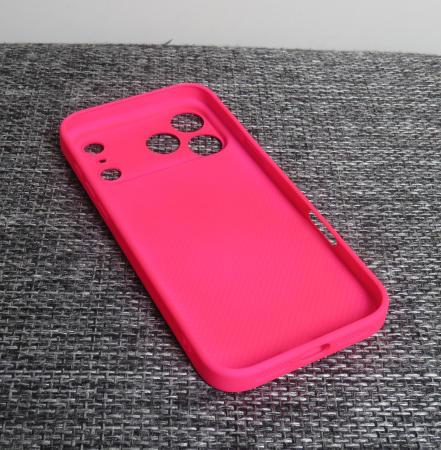 Чехлы стеклянные для iPhone 17 Pro розовый