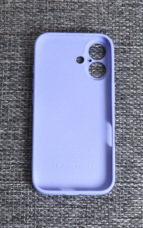 Чехлы стеклянные для iPhone 16 лаванда