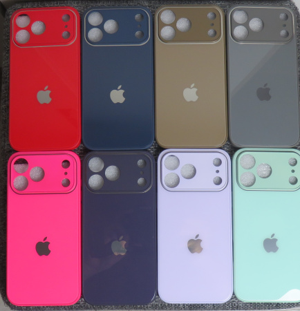 Чехлы стеклянные для iPhone 17 Pro Max Белый