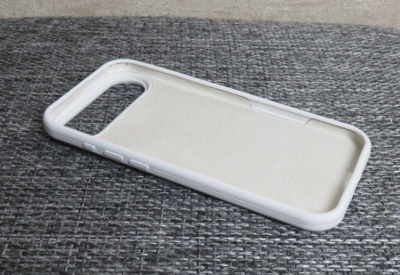 Силиконовый чехол для iPhone 17 Air с открытой камерой Белый