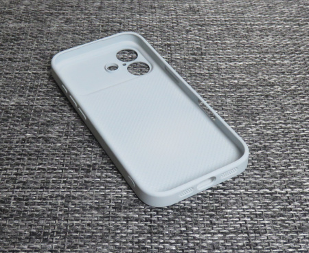 Чехлы стеклянные для  iPhone 17 Светло-голубой