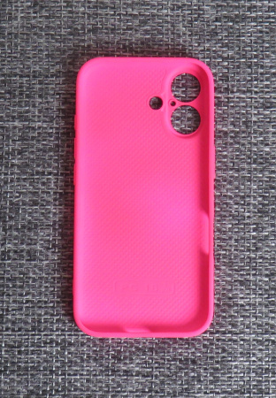 Чехлы стеклянные для iPhone 16 розовый