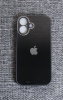 Чехлы стеклянные для iPhone 16 Черный