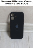 Силиконовый чехол для iPhone 16 Plus с закрытой камерой Черный