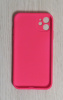 Чехлы стеклянные для iPhone 11 розовый