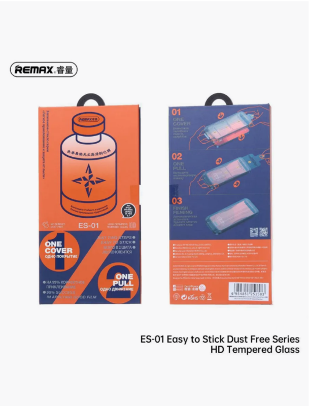 Защитное стекло с авто установкой Remax ES-01 iPhone 11 / iPhone XR