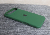 Силиконовый чехол для iPhone 17 Air с открытой камерой т-зеленый