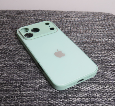 Чехлы стеклянные для iPhone 17 Pro Max Мятный