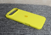 Силиконовый чехол для iPhone 17 Air с открытой камерой Желтый