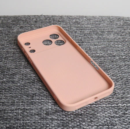 Чехлы стеклянные для iPhone 17 Pro Max пудровый