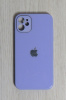 Чехлы стеклянные для iPhone 12 лаванда
