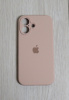 Силиконовый чехол для iPhone 16 с закрытой камерой пудровый