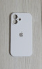 Силиконовый чехол для iPhone 16 с закрытой камерой Белый