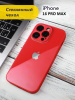 Чехлы стеклянные для iPhone 16 Pro Max Красный