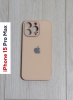 Чехлы стеклянные для iPhone 15 Pro Max пудровый