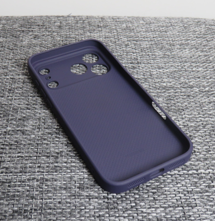 Чехлы стеклянные для iPhone 17 Pro Max Темно-фиолетовый