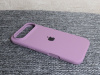 Силиконовый чехол для iPhone 17 Air с открытой камерой светло-фиолетовый