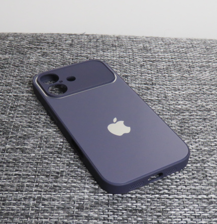Чехлы стеклянные для  iPhone 17 Темно-фиолетовый