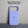 Силиконовый чехол с открытой камерой iPhone 18 Pro Max Лаванда
