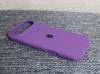Силиконовый чехол для iPhone 17 Air с открытой камерой Фиолетовый